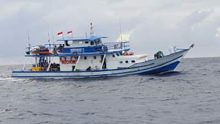 Kapal mancing di Palu Sulawesi Tengah