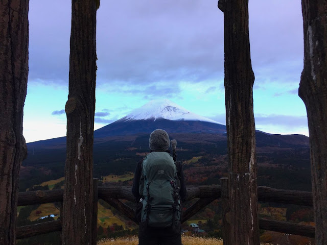十里木高原展望台からの富士山
