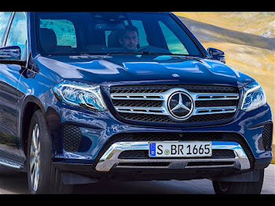 2016 Mercedes GLS 400 4MATIC blue exterior