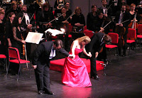 Soprano Melina Pyron, tenor Scott Ramsay, and conductor Karen Lynne Deal