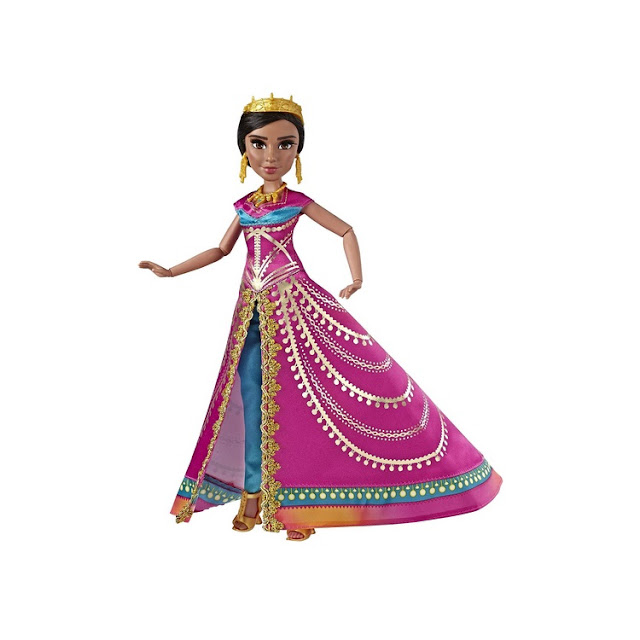 Poupée Disney Aladdin issu du film en live action : Jasmine en tenue rose.