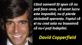 Maxima zilei: 16 septembrie -  David Copperfield