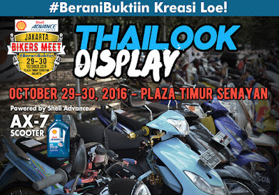 Punya Motor Thailook Style? Pajang di Jakarta Bikers Meet 2016!