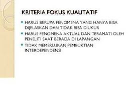 Cara Memilih Fokus Penelitian Pada Penelitian Kualitatif