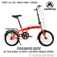sepeda lipat morison ms8118bx folding bike