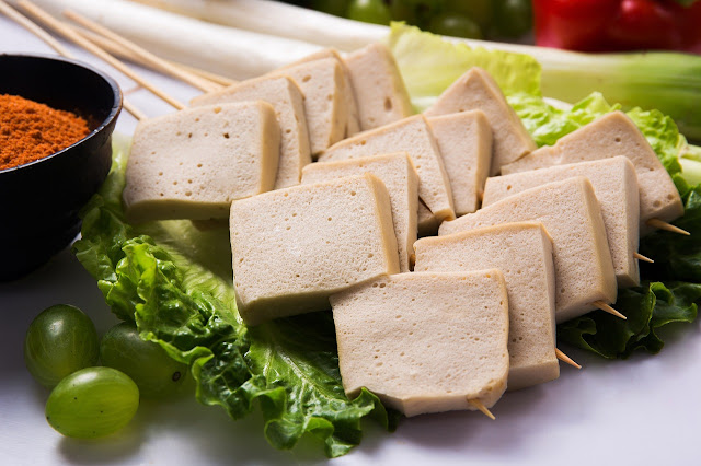 Tofu slices
