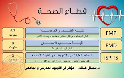 التوجيه-بعد-البكالوريا-لولوج--الكليات-و-المعاهد-العليا-في-الصحة-FMP-FMD-ISPITS