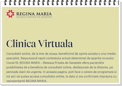 login contulmeu regina maria clinica virtuala preturi