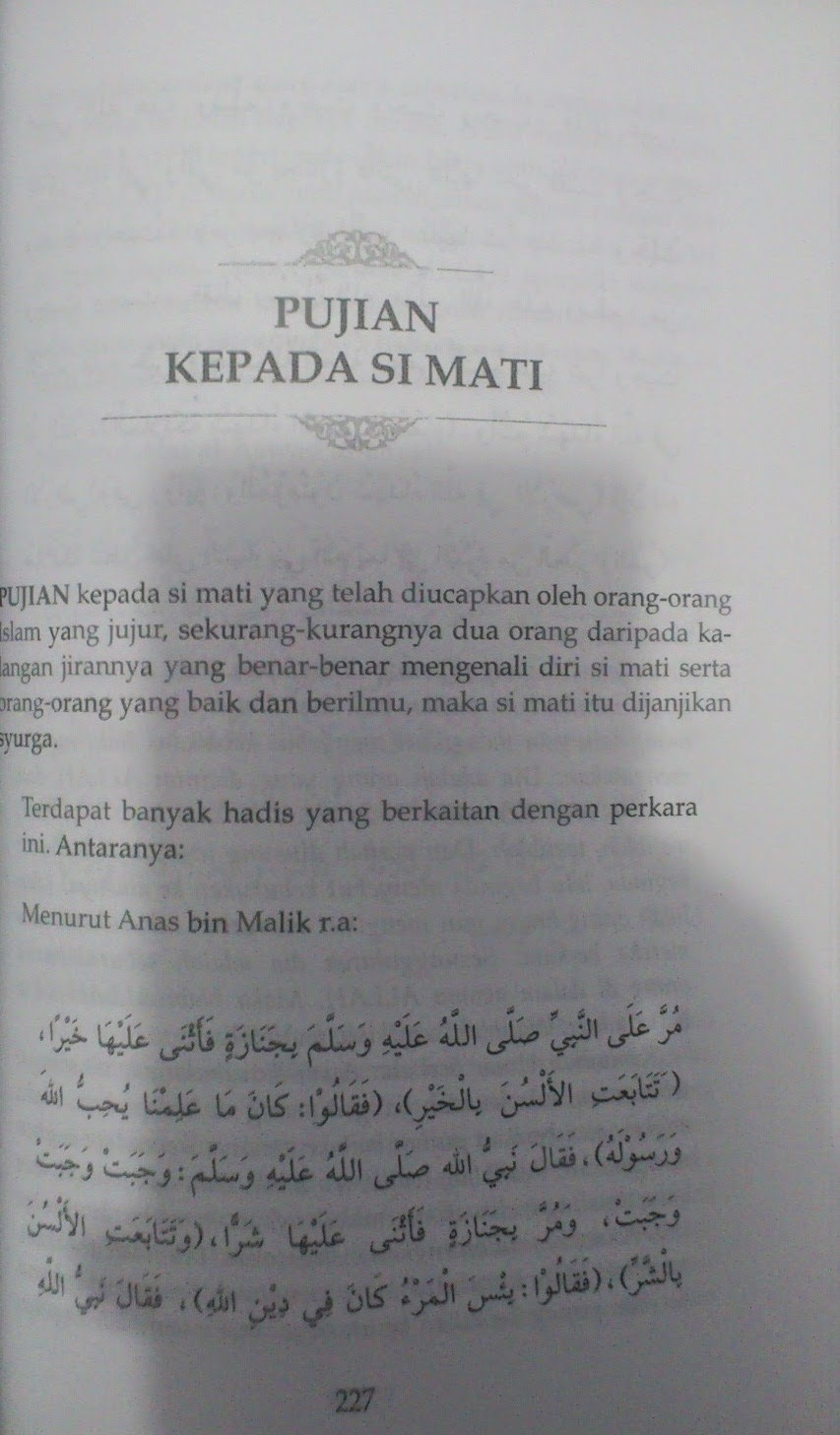 Ape Cite Buku Ni: 11. Jenazah Menghurai Kemusykilan 