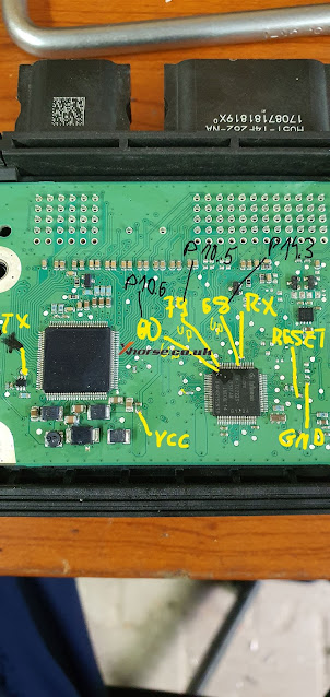 VVDI PROG Ford fiesta 2017 Pinout