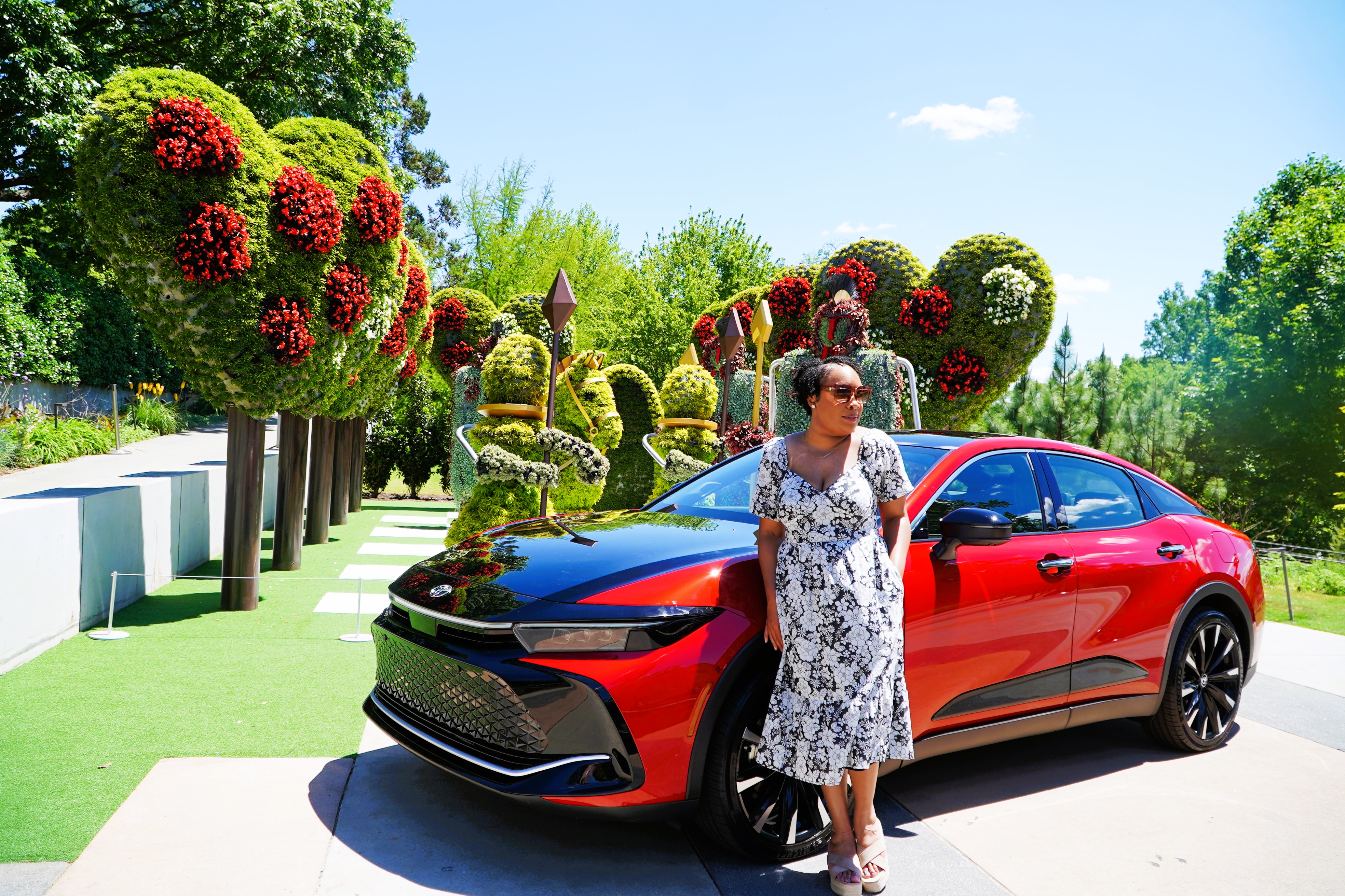 2025 Toyota Crown Red and Black at Atlanta Botanical Garden