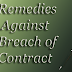 Remedies against Breach of Contract