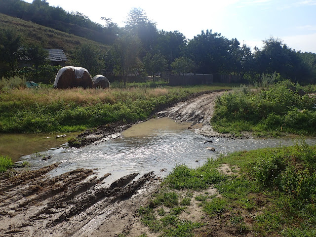 Gdzieś we wschodniej Rumunii, strumień w wiosce