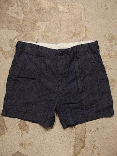 FWK by Engineered Garments "Fatigue Short in Indigo 8oz Cone Denim"