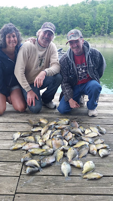 pan fishing, norfork lake fishing, lake resorts, lake vactions, hummingbird HIdeaway Resort