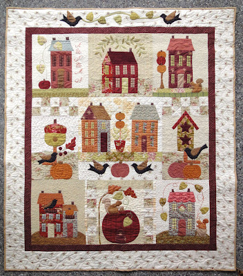 Autumn House quilt completed