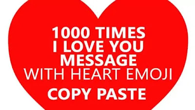I Love You Text Message Easy Copy Paste