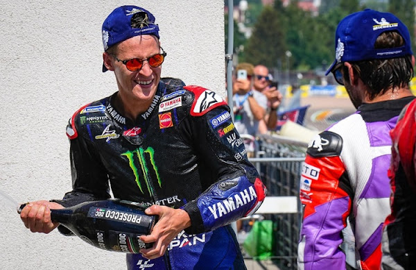 SAFAHAD - Ajang MotoGP Jerman 2022 berlangsung seru. Fabio Quartararo keluar sebagai juaranya. Di awal balapan, ada drama Francesco Bagnaia terjatuh!