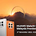 PENANTIAN ANDA SUDAH BERAKHIR! HUAWEI AKAN MELANCARKAN SIRI MATE50 PADA 3 NOVEMBER