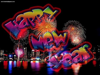 New Year Fireworks Animated Wallpaper