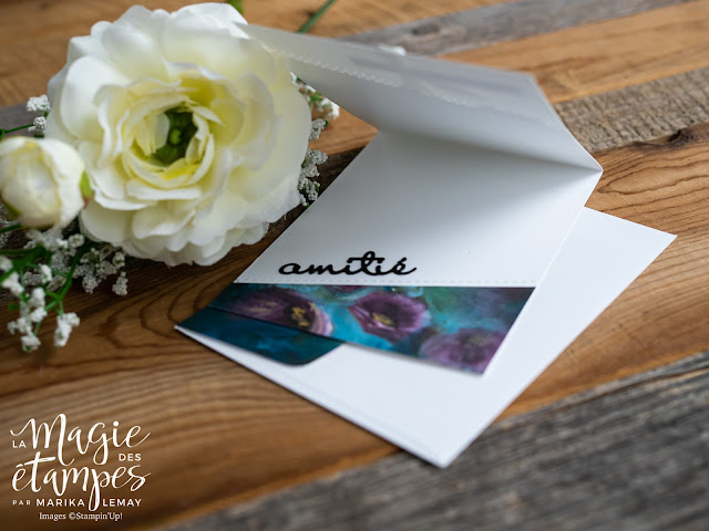 Cartes Stampin Up! avec le jeu d'étampes Band Together et le papier de la série design Essence éternelle