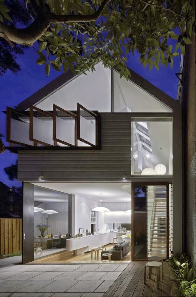 Rumah Sederhana Terbuka Dua  Lantai  Desain  Rumah Modern 