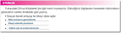 9. Sınıf Tarih Dersi Ekoyay yayınları Cevapları Sayfa 85