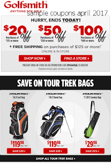 Golfsmith coupons april 2017