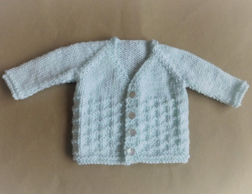 Beautiful Skills Crochet Knitting Quilting Nevis Top Down V Neck Baby Cardigan Jacket Free Pattern