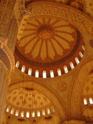 Inside of Sultanahmet Mosque