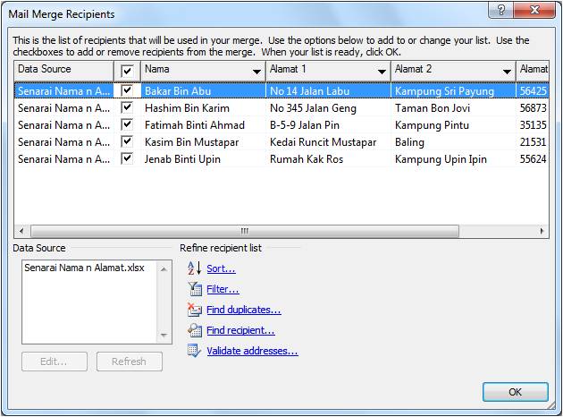 Cara Susun Muka Surat Di Excel