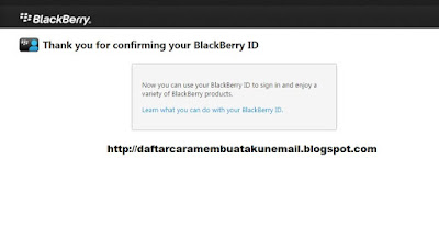 Membuat Blackberry ID Dengan Mudah