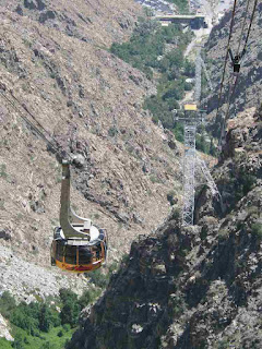 Palm SPrings Aerial Tramway cable car and towers (c) David Ocker