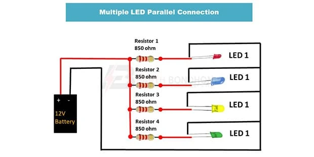 Multiple LED Series Connection