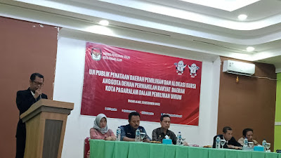 KPU Pagaralam Gelar Uji Publik Penataan dan Alokasi Anggota DPRD