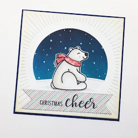Sunny Studio Stamps: Playful Polar Bears Festive Greetings Winter Card by Melissa Yates