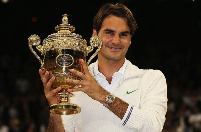 Lần đoạt cup Grand Slam trước của Roger Federer từ năm 2012