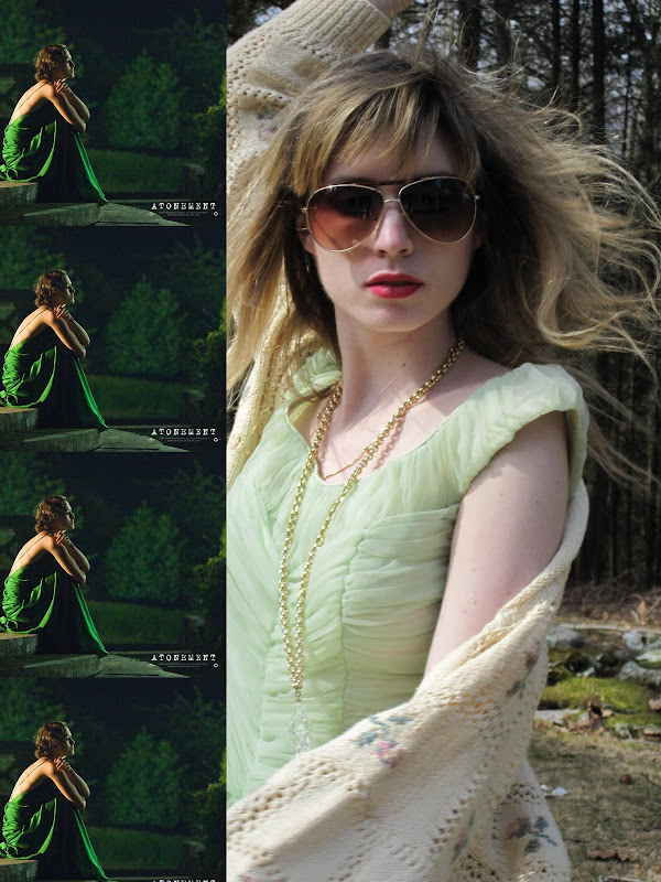 keira knightley in atonement green. worn by Keira Knightley in