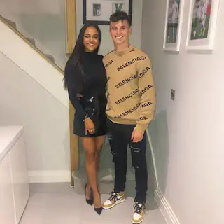 Mason Mount With His Ex Girlfriend Chloe