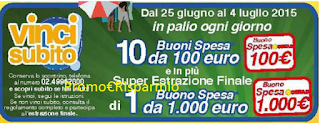 Immagine Concorso ''Vinci subito'' in palio tantissimi buoni spesa