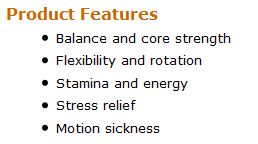 BraceletFeatures