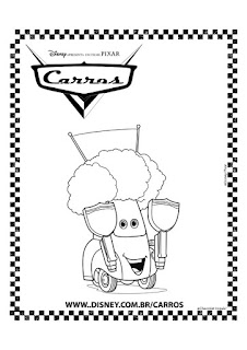 Ausmalbilder Disney Pixar Cars zum Ausdrucken