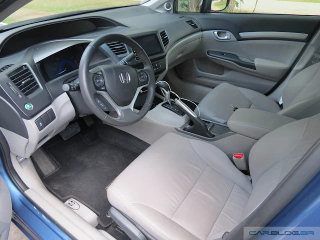 Novo Honda Civic EXR 2016 - interior
