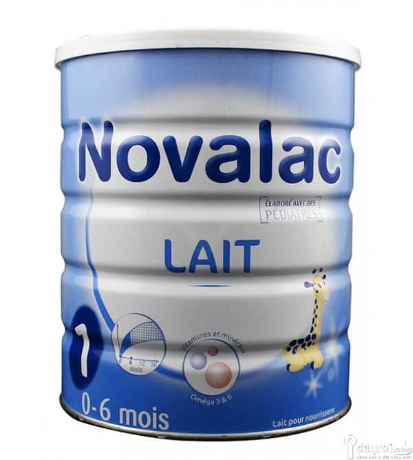 Sữa Novalac Lait của Pháp- loại sữa bột tốt nhất cho bé nhập ngoại