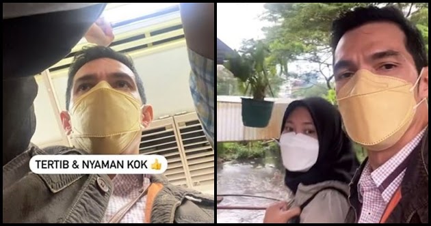 Foto Perjuangan Adrian Maulana Berangkat Kerja Berdesakan Naik KRL, Dulu Aktor Sinetron Top Kini Kerja Kantoran