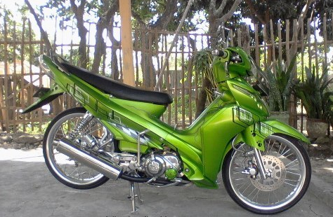 contoh modifikasi jupiter z 2010 hijau