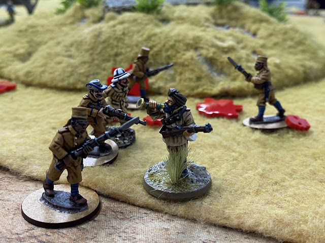 A 28mm WW1 skirmish game set in Deutsch-Ostafrika (German East Africa) using the Setting the East Ablaze rules and Skirmish Elite: Tanga 1914