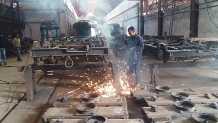 saidpur railway worklshp  welding work by workwas