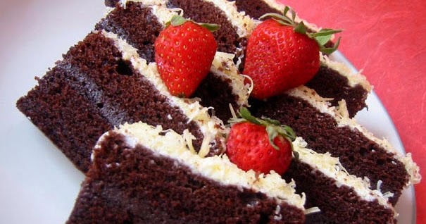 TERBARU: Resep kue brownies kukus coklat strawberry dan cara membuatnya