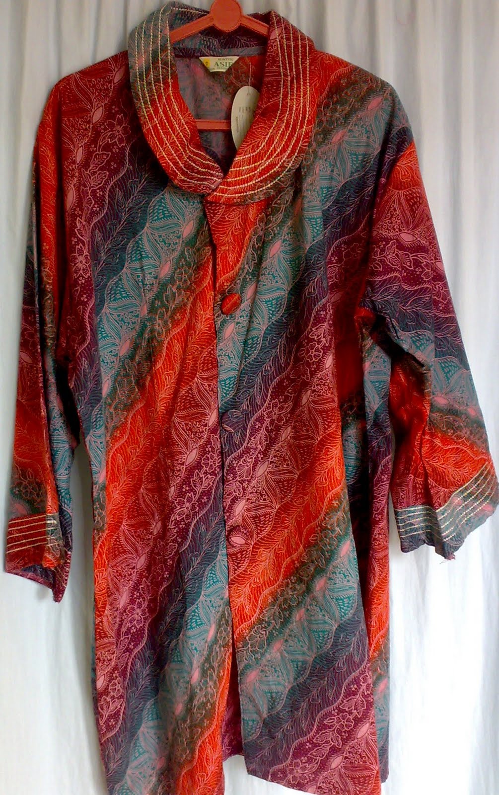 AKU INGIN BELAJAR Baju  Batik  Wanita Ukuran  Jumbo